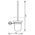 Toilet Brush Holder Keramik Frosted Glass